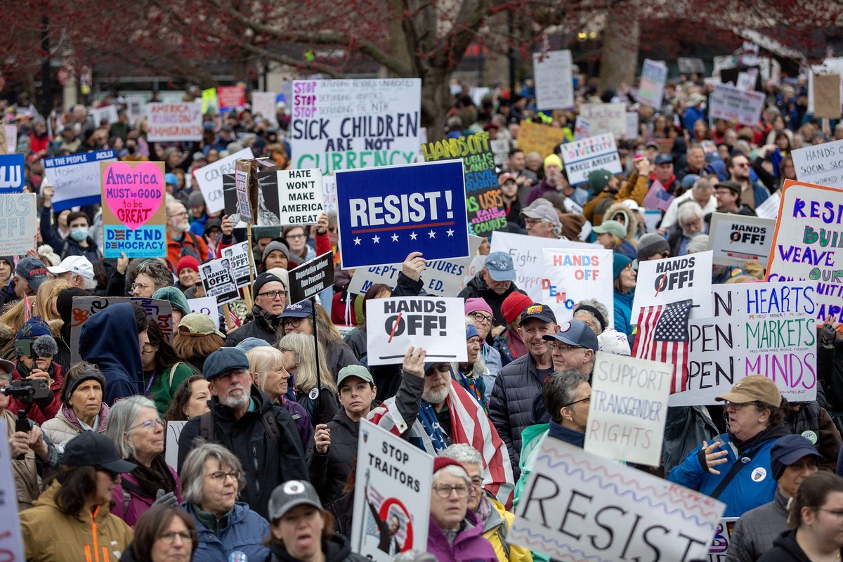 Over 100,000 Gather for "No Kings" Protest in Boston