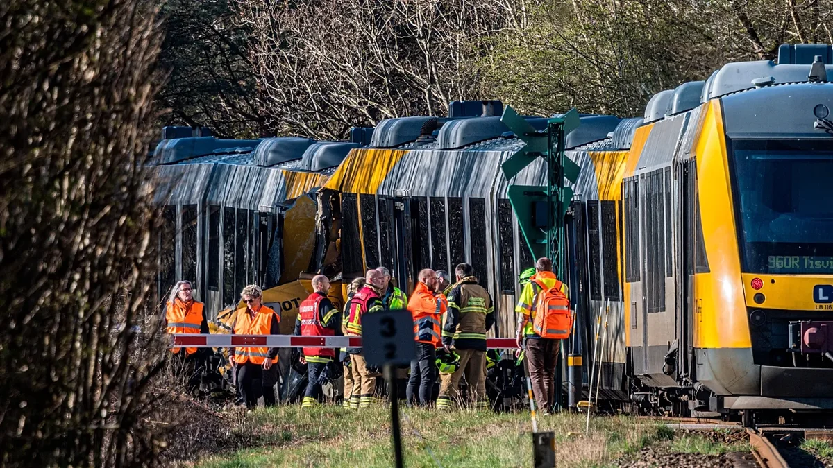 Two Trains Collide in Denmark, Injuring 17 People