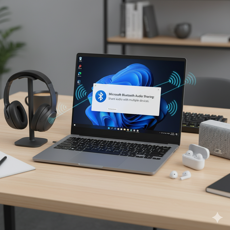 Microsoft is Bringing Bluetooth Audio Sharing to Windows 11: Everything You Need to Know About the Game-Changing Feature