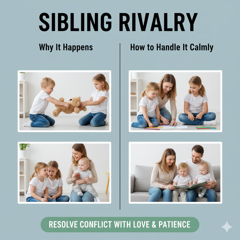Sibling Rivalry: Why It Happens and How to Handle It Calmly