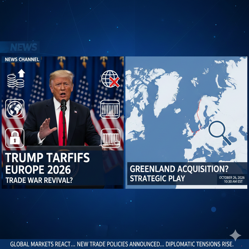 Trump Imposes Tariffs on 8 European Allies Amid Greenland Dispute: Outrage Ensues as Standoff Escalates