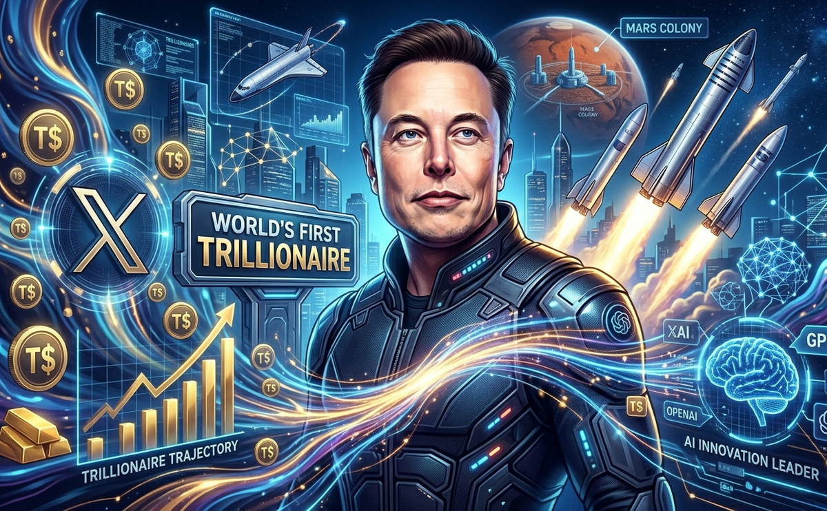Elon Musk Is on Track to Become the World’s First Trillionaire