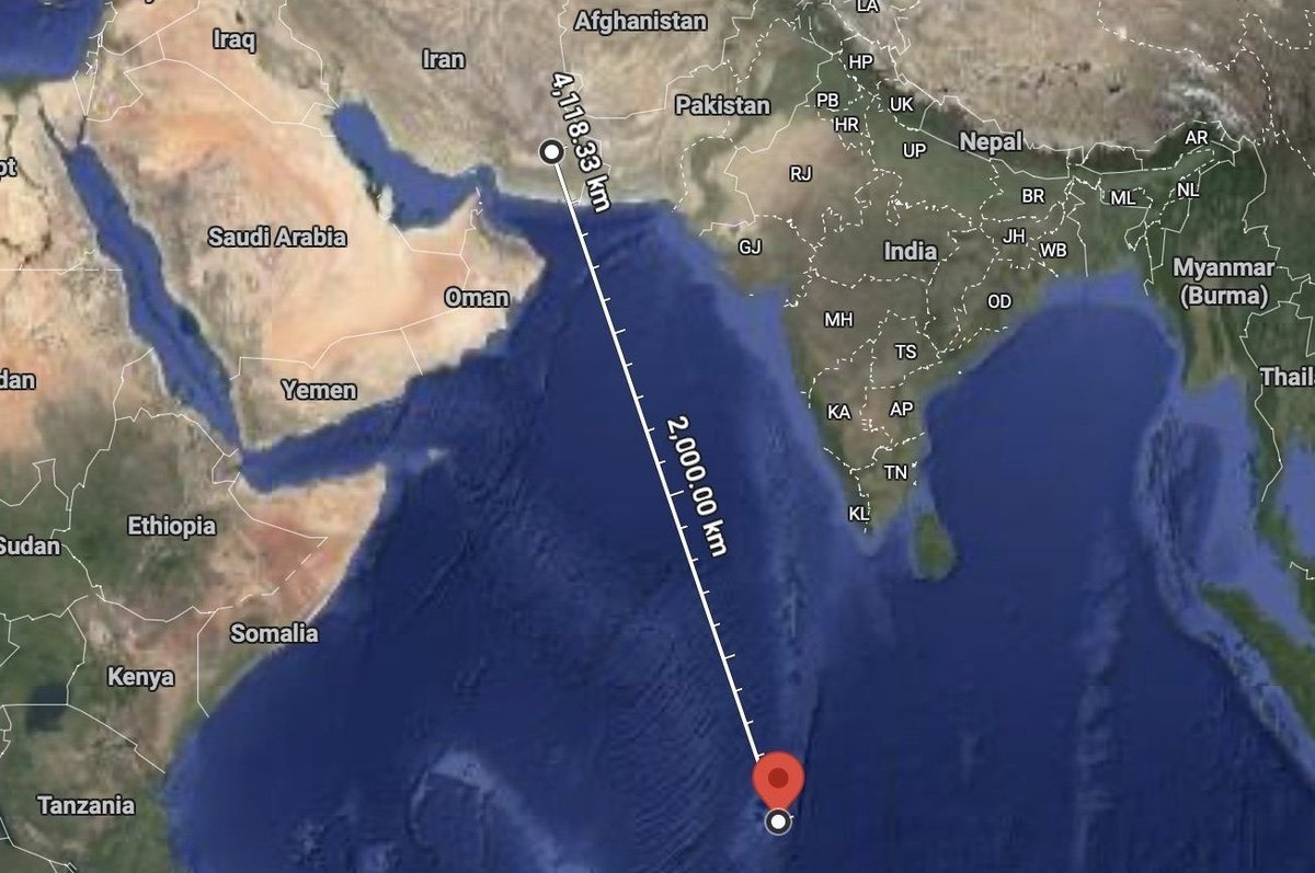 Iran Just Fired at Diego Garcia