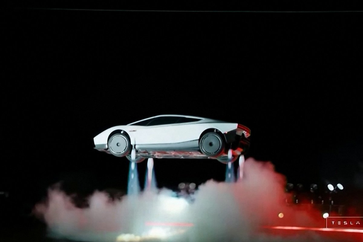 Tesla Shares Rise in Premarket After Roadster Demo Shows Flight and a Sub-1-Second 0-60