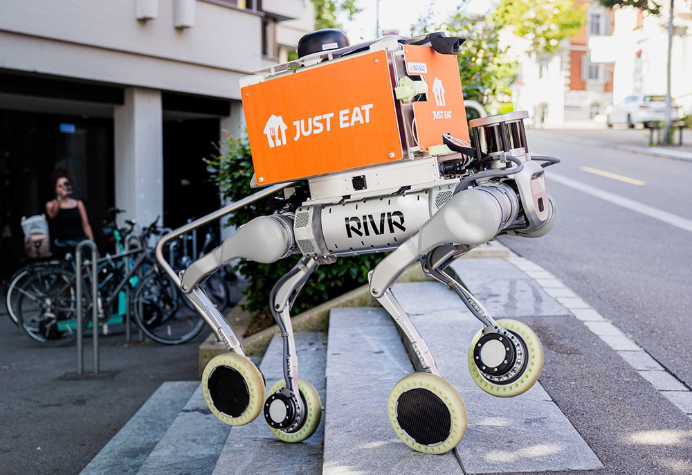 Amazon Just Bought a Robot Dog That Climbs Stairs & Delivers Packages to Your Front Door