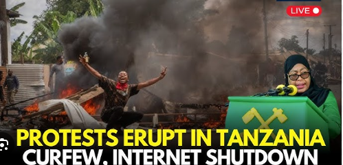 Tanzania Election Day 3: Deadly Protests Continue as Opposition Claims Hundreds Killed Amid Military Crackdown