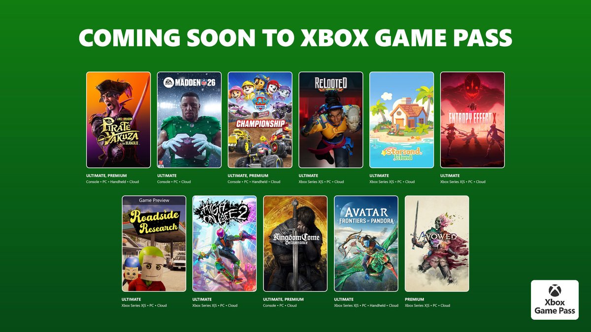 Xbox Game Pass February 2026 Lineup Revealed