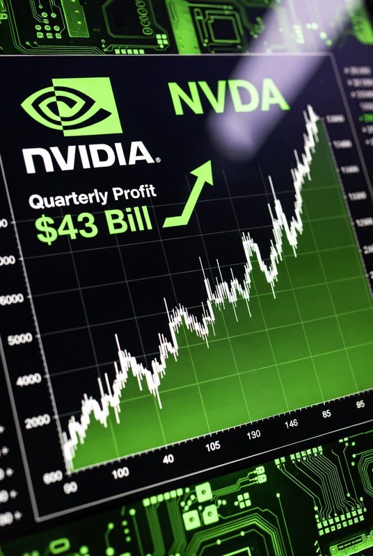 Nvidia's Quarterly Profit Hits $43 Billion — AI Chip Demand Is Rewriting the Rules of Big Tech