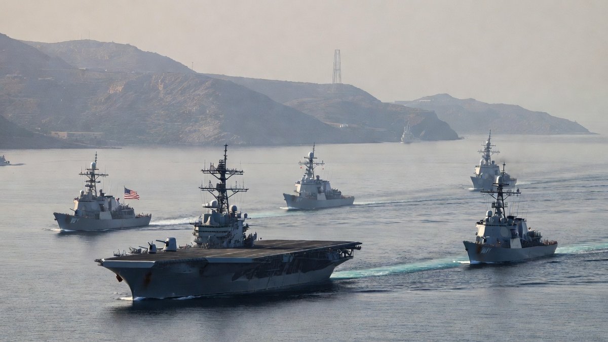 U.S. Navy Begins Blockade of Iranian Ports in the Strait of Hormuz