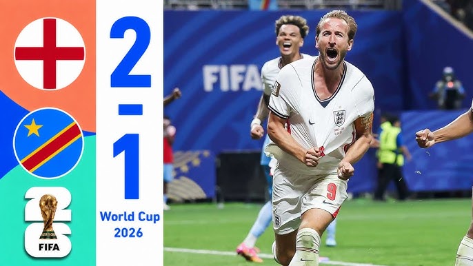 England 2-1 DR Congo: Three Lions Secure Hard-Fought World Cup Victory in Dramatic Group Stage Clash