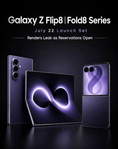 Samsung Sets July 22 for Galaxy Z Fold 8 and Z Flip 8 Launch – Flex Titanium Display Tech Revealed