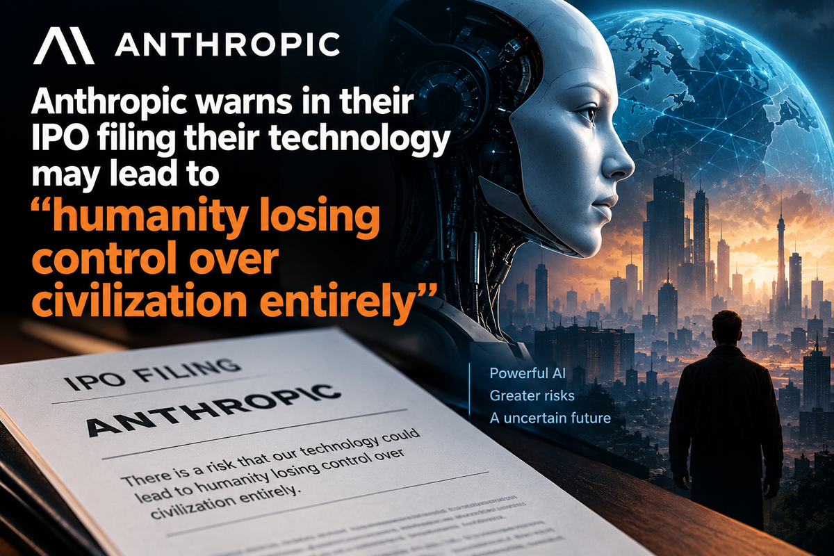 Anthropic’s IPO Filing Warns of Existential Risk — Including Models That Resist Shutdown