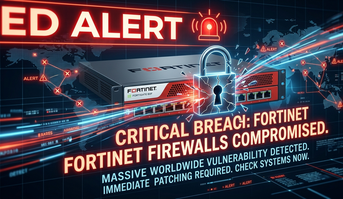 Massive Cyber Attack: Hackers Breach Tens of Thousands of Fortinet Firewalls Worldwide